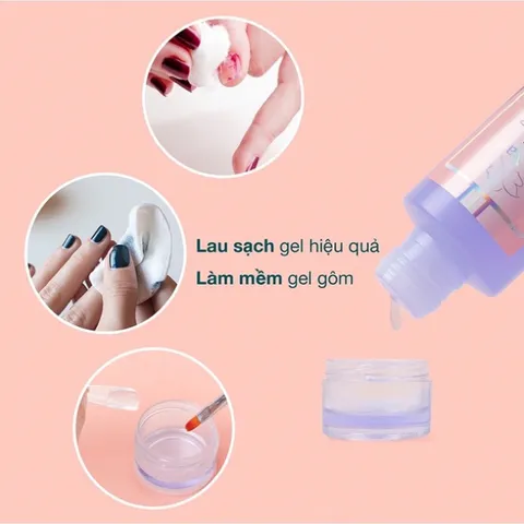 Nước lau gel rửa móng chai to 1000ml siêu rẻ chính hãng