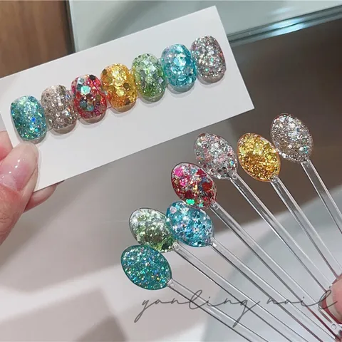 Set nhũ vảy cá 12 ngăn siêu sáng trang trí móng siêu đẹp