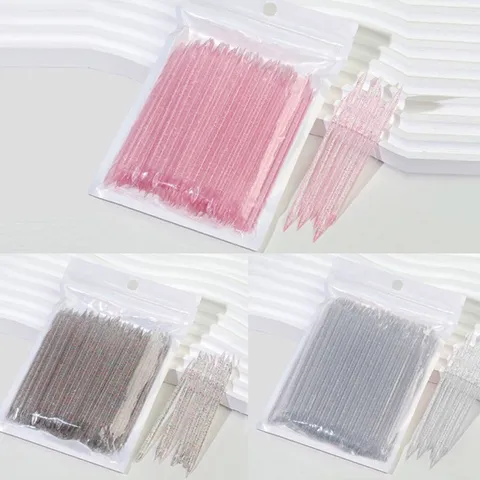 Set 50 que đẩy da pha lê cạy tháo móng úp , lấy gel đính đá , đẩy da chết đa năng ngành nailbox siêu Hot