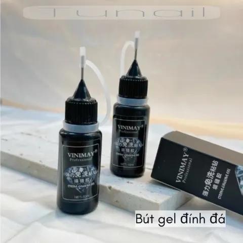 Bút gel Vinimay đính charm đá , gắn móng úp đa năng siêu chắc bền tuýp 15ml Chính Hãng
