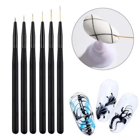 Cọ râu cọ nét dài siêu mảnh kẻ vẽ nail chuyên dụng đủ size cần thiết