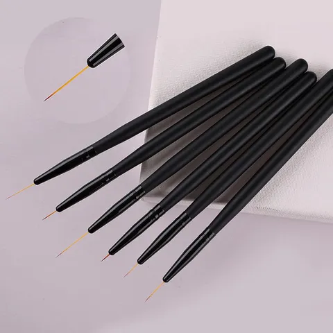 Cọ râu cọ nét dài siêu mảnh kẻ vẽ nail chuyên dụng đủ size cần thiết