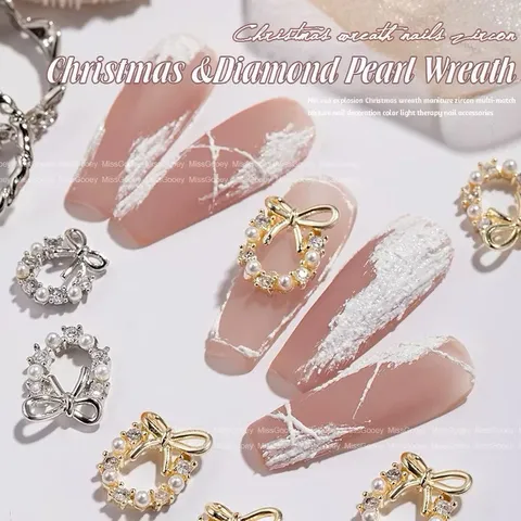 Set charm đá vòng quế cao cấp đính móng nailbox siêu sáng đẹp mẫu HOT