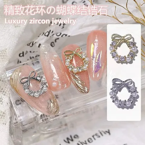 Set charm đá vòng quế cao cấp đính móng nailbox siêu sáng đẹp mẫu HOT