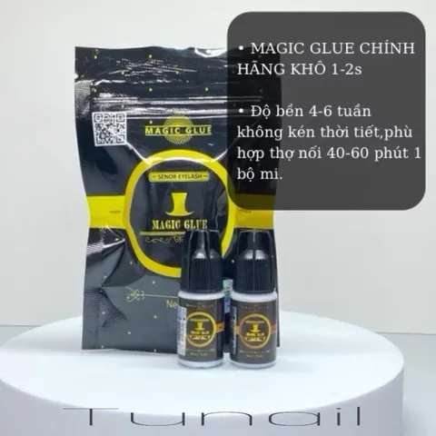 Keo nối mi MAGIC GLUE CHÍNH HÃNG cay nhẹ siêu bền 6-7 tuần , kháng nước, kháng dầu khô 1-2s ,phù hợp mọi thời tiết