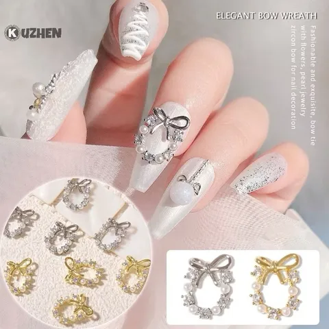 Set charm đá vòng quế cao cấp đính móng nailbox siêu sáng đẹp mẫu HOT