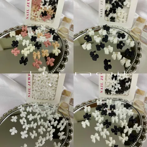 Cham nơ bột set 50c đính trang trí móng siêu xinh