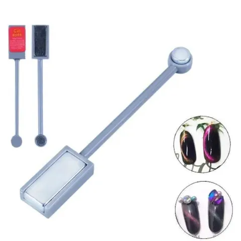 Nam châm 2 đầu nam châm nail hút siêu mạnh tạo hình sơn mắt mèo nail đa năng siêu đẹp