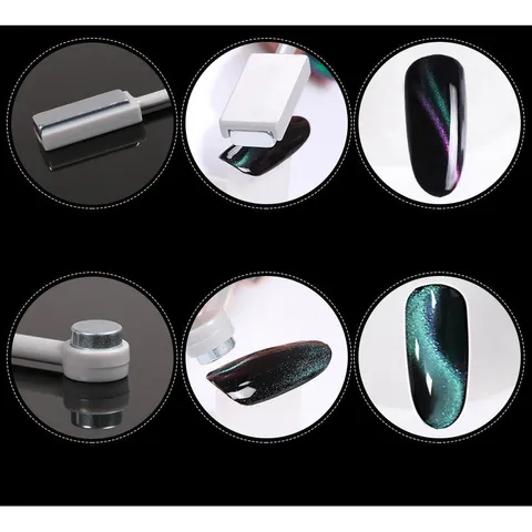 Nam châm 2 đầu nam châm nail hút siêu mạnh tạo hình sơn mắt mèo nail đa năng siêu đẹp