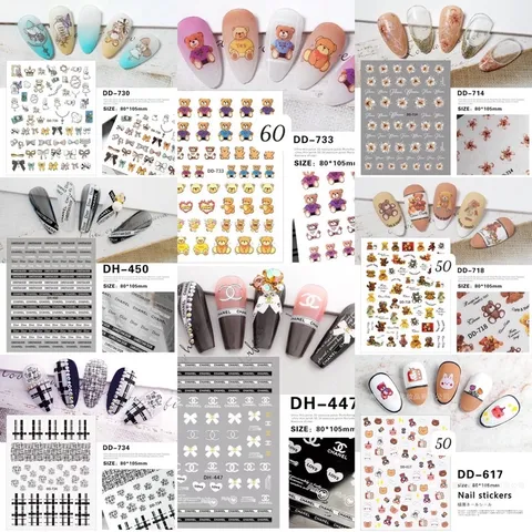 Hình dán sticker dán trang trí móng mẫu mới siêu đẹp HOT