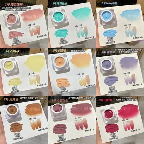 Gel dặm ombre Nail siêu nhanh đủ màu cực Hot -TU NAIL