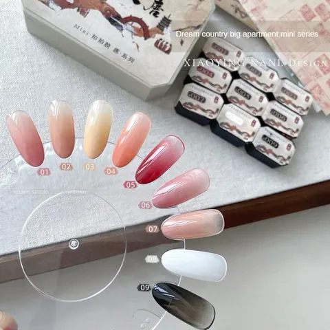 Khay gel dặm Ombre Nail 9 màu - Gel vẽ móng đa năng mẫu mới nhất Siêu HOT