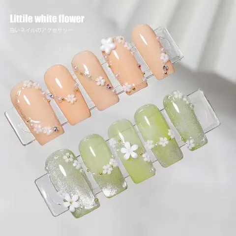 Cham hoa nhí sứ mix bi gắn móng tạo vô số mẫu nail xinh siêu HOT