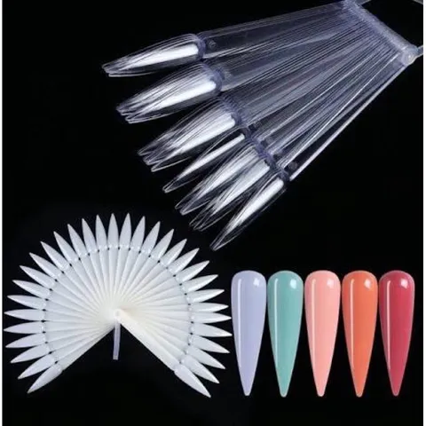 Móng mẫu vuông nhọn tròn tập sơn vẽ đủ mẫu cần thiết học làm nail