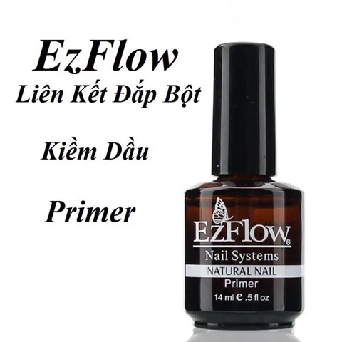 Kiềm dầu primer liên kết bột gel Ez flow giúp tăng độ bám bền cho bộ móng đắp gel bột đa năng hàng chuẩn