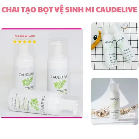 Xịt tạo bọt vệ sinh mi Caudelive không cay mắt sạch sâu hàng chuẩn