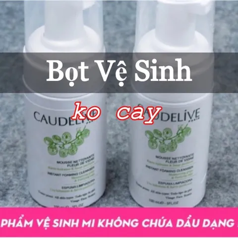 Xịt tạo bọt vệ sinh mi Caudelive không cay mắt sạch sâu hàng chuẩn
