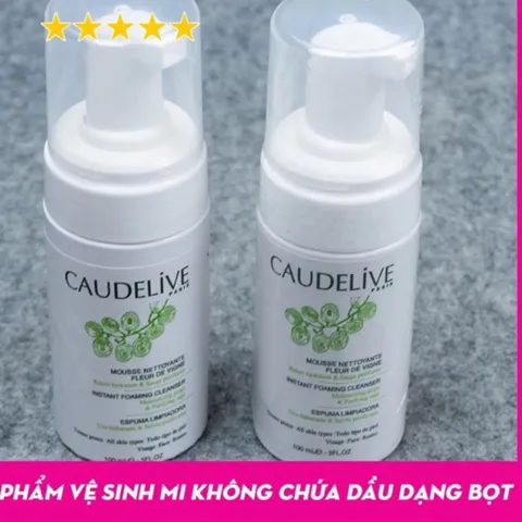 Xịt tạo bọt vệ sinh mi Caudelive không cay mắt sạch sâu hàng chuẩn