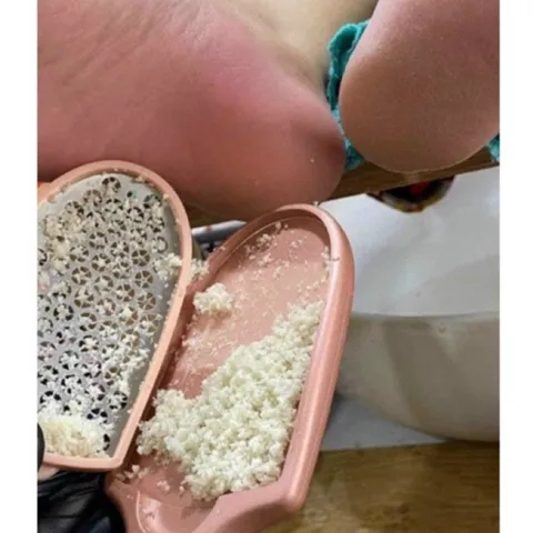 Cây chà gót chân 2 mặt chất liệu inox không gỉ cao cấp loại bỏ tế bào chết chuyên dụng ngành nail Spa