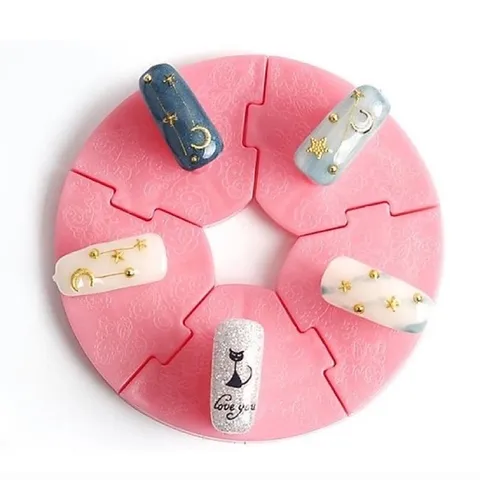 Đế tròn tập sơn vẽ móng tháo rời tiện lợi ngành nail