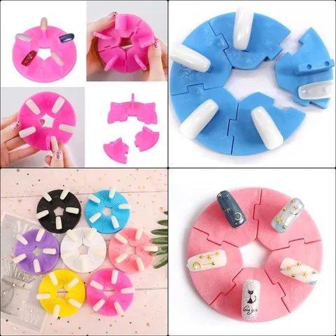 Đế tròn tập sơn vẽ móng tháo rời tiện lợi ngành nail