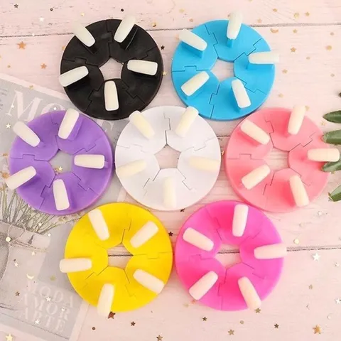 Đế tròn tập sơn vẽ móng tháo rời tiện lợi ngành nail