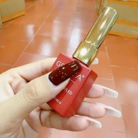 Set sơn gel Milan đỏ 6 màu cơ bản chất siêu đặc đẹp tặng bảng màu full chai 15ml CHÍNH HÃNG