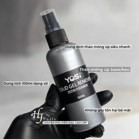 Xịt tháo móng úp tan keo siêu nhanh, tháo móng úp Base gel,tháo móng giả cực nhạy không hại móng hàng chuẩn
