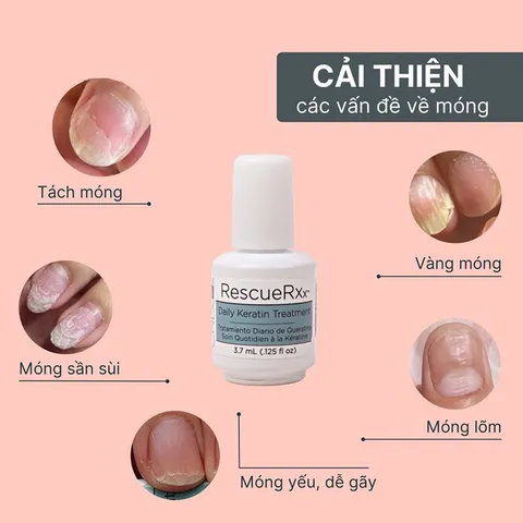 Dưỡng móng CND phục hồi móng siêu tốc , chống gãy dưỡng móng cứng cáp chắc khoẻ hàng chuẩn