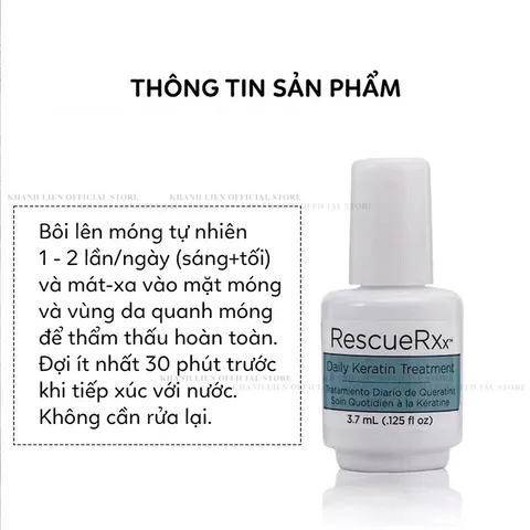 Dưỡng móng CND phục hồi móng siêu tốc , chống gãy dưỡng móng cứng cáp chắc khoẻ hàng chuẩn