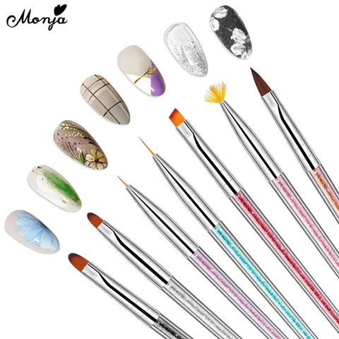 Cọ vẽ cán đá siêu xịn đẹp vẽ móng chuyên nghiệp
