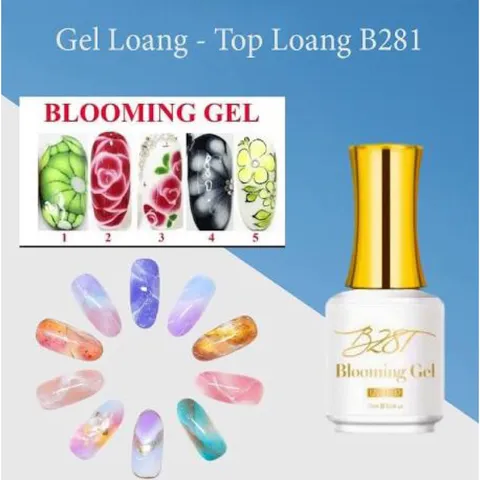 Sơn Top gel loang B281 tạo mẫu nail loang đa dạng siêu loang chính hãng