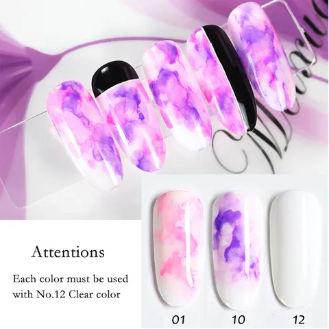 Sơn Top gel loang B281 tạo mẫu nail loang đa dạng siêu loang chính hãng