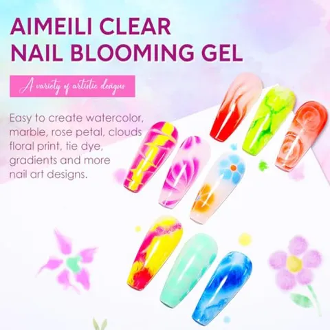 Sơn Top gel loang B281 tạo mẫu nail loang đa dạng siêu loang chính hãng