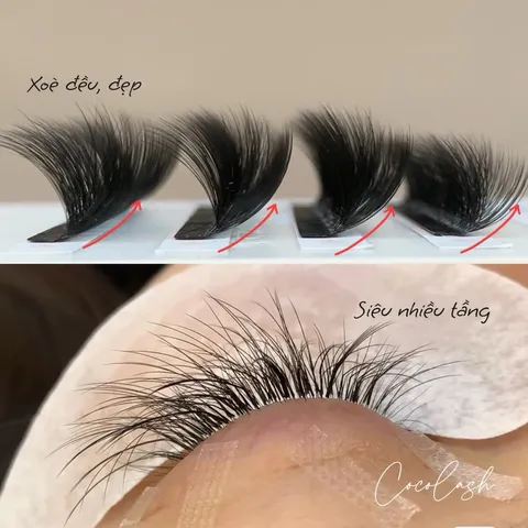Mi đa tầng lông thỏ trung hoa đủ size siêu mềm đẹp bắt keo cực HOT