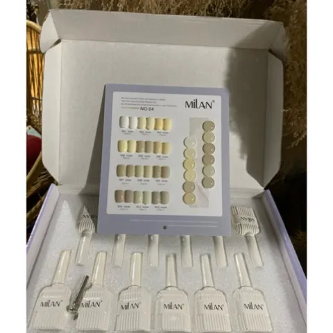 Set sơn gel Trắng Milan 12 màu đủ tông HOT nhất ( Tặng kèm bảng màu xịn )