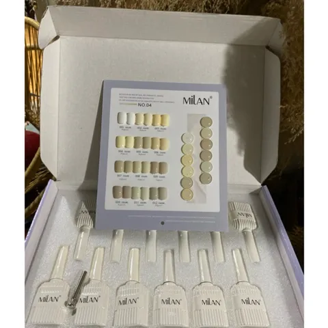 Set sơn gel Trắng Milan 12 màu đủ tông HOT nhất ( Tặng kèm bảng màu xịn )