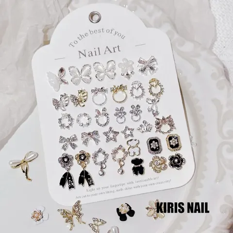 Set charm kim loaj cao cấp đính trang trí móng nailbox siêu đẹp