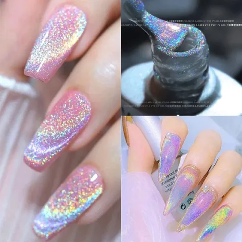 Sơn Top mắt mèo cầu vồng kim cương Huaxi sơn trên mọi nền màu ra nhiều hiệu ứng galaxy siêu sáng đẹp (HOT)