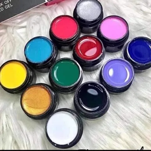 Set gel vẽ móng 12 hũ siêu đặc đầy đủ màu cơ bản nhất chuẩn xịn