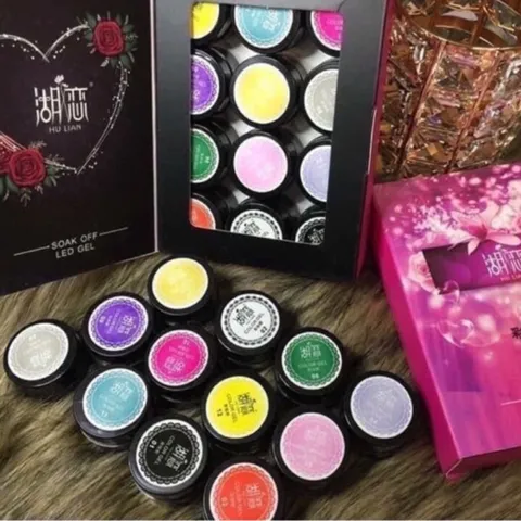 Set gel vẽ móng 12 hũ siêu đặc đầy đủ màu cơ bản nhất chuẩn xịn