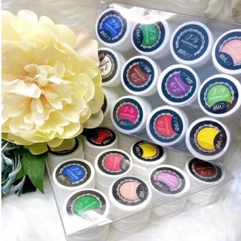 Set gel vẽ móng 12 hũ siêu đặc đầy đủ màu cơ bản nhất chuẩn xịn