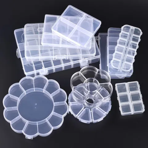 Hộp nhựa đựng móng giả 10 ngăn chuyên dụng