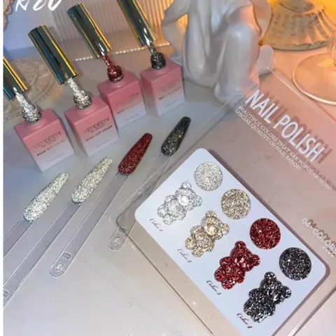 Set sơn nhũ flash 5 chai siêu sáng đủ màu cơ bản chuẩn hãng