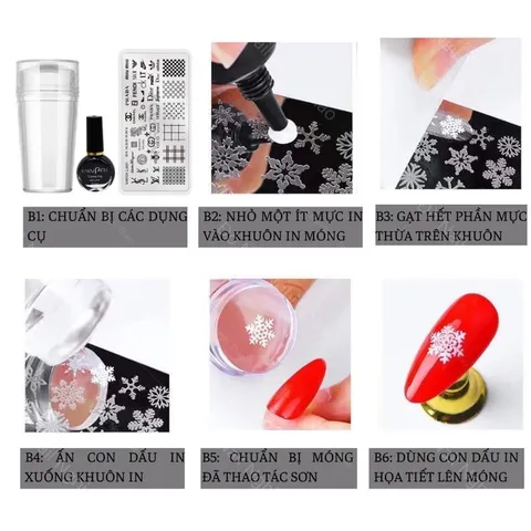Set khuôn in hình nail siêu tiện ích cho chi em ngành nail tạo kiểu móng siêu nhanh siêu đẹp