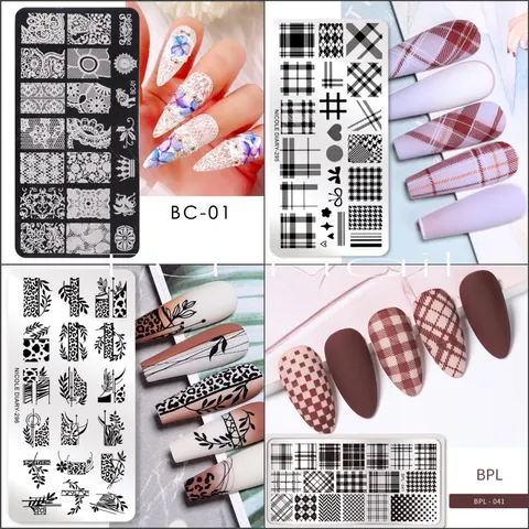Set khuôn in hình nail siêu tiện ích cho chi em ngành nail tạo kiểu móng siêu nhanh siêu đẹp
