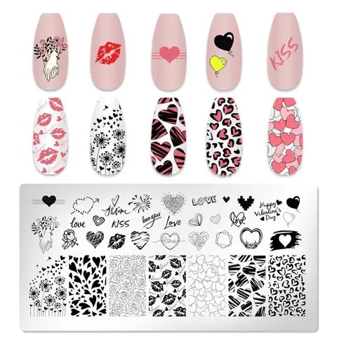 Set khuôn in hình nail siêu tiện ích cho chi em ngành nail tạo kiểu móng siêu nhanh siêu đẹp