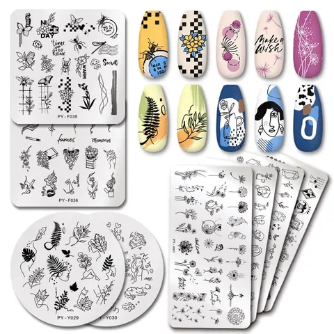 Set khuôn in hình nail siêu tiện ích cho chi em ngành nail tạo kiểu móng siêu nhanh siêu đẹp