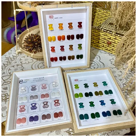 Set 8 màu sơn gấu verygood siêu phẩm tặng bảng màu siêu chất