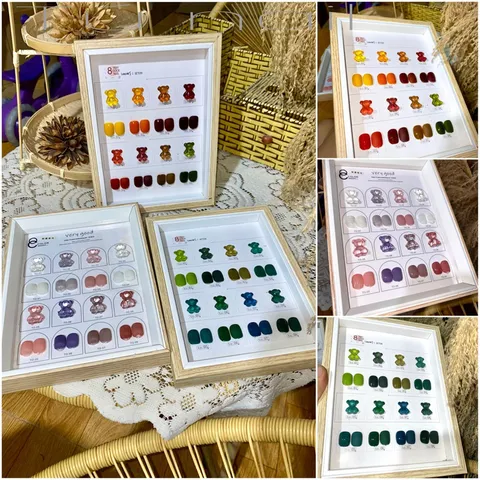 Set 8 màu sơn gấu verygood siêu phẩm tặng bảng màu siêu chất
